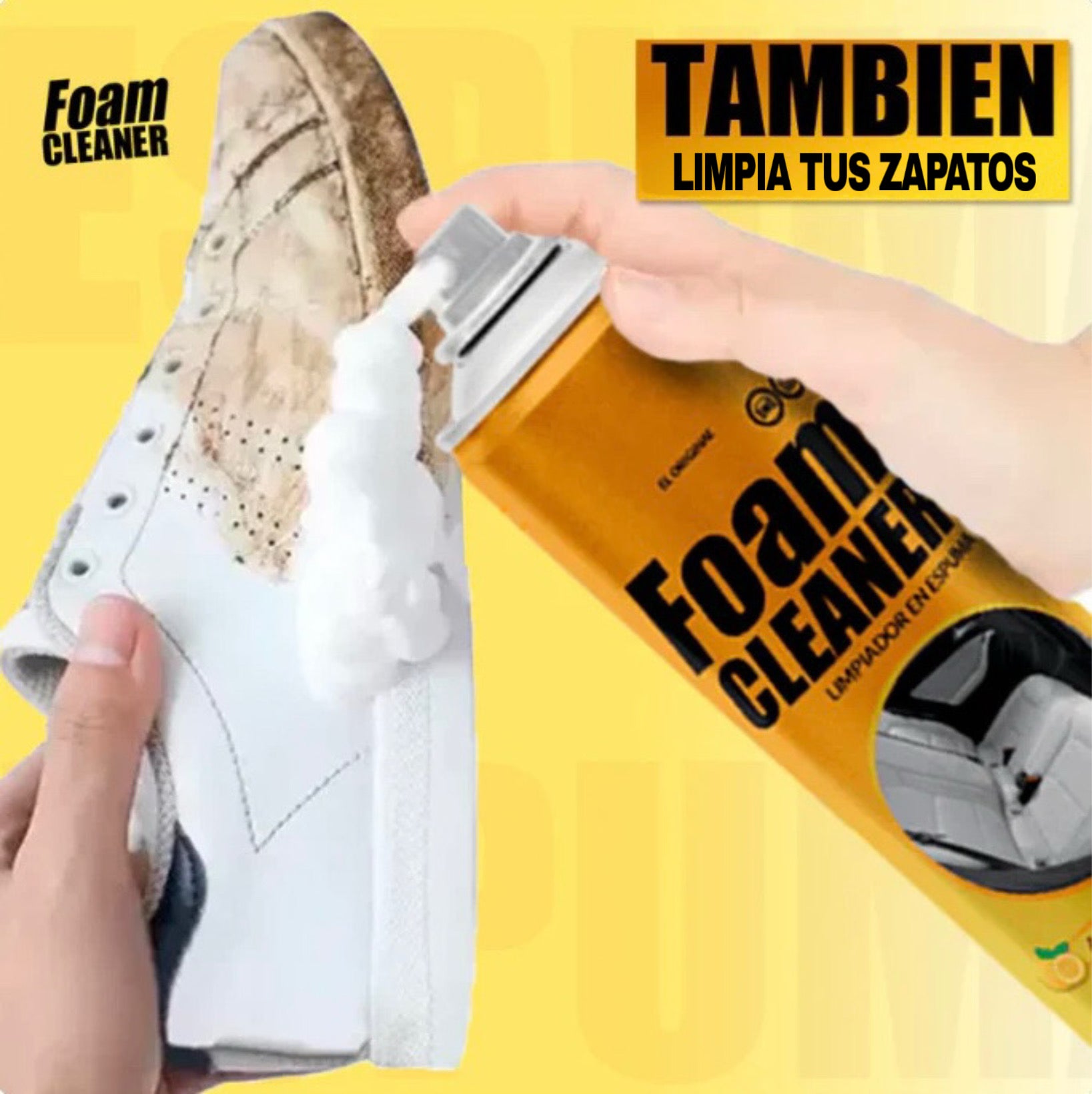 Foam Cleaner: Espuma Multiusos 🌟💧